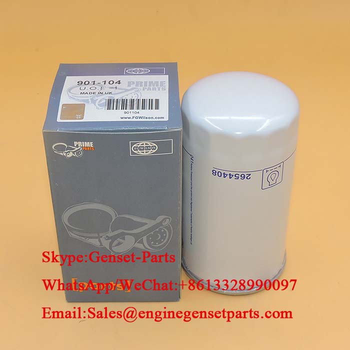 Remplacer le filtre à huile Fg Wilson 901-104 2654408